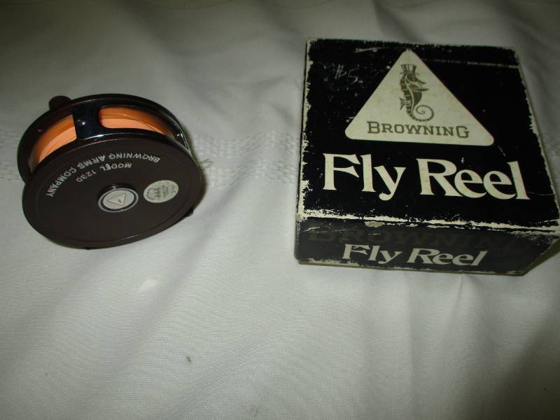 lot 120 image: Browning Fly Reel Model 1230 looks unused and still in box