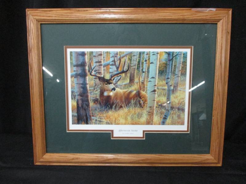 lot 143 image: Afternoon Siesta By Cynthie Fisher 21 x 17