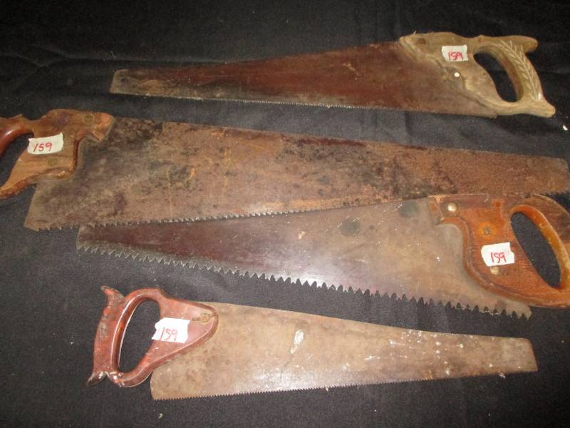 lot 160 image: 4 saws