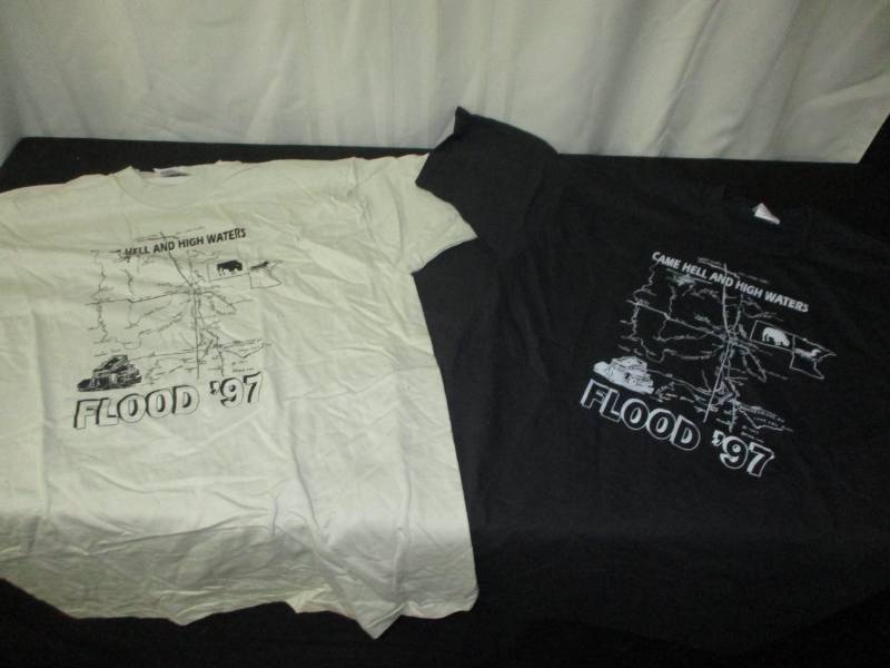 lot 181 image: 2 Xl shirts Fargo Flood