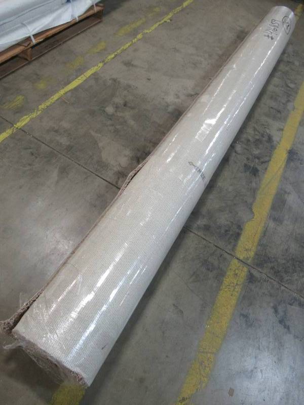 lot 310 image: Carpet Roll Approximately 25 Square Feet - Light Brown Speckled