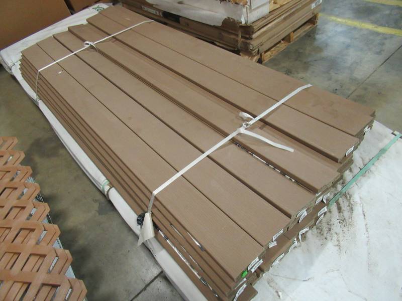 lot 346 image: Trex Style Selections 8-ft X 5.5 Natural Brown Composite Deck Board NB010608LS01 - 45 Boards.