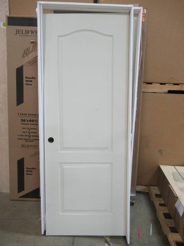 Reliabilt Primed 2 Panel Round Top Hollow Core Molded Composite