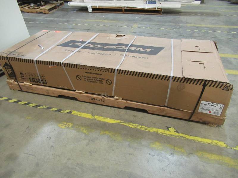 lot 383 image: Proform Desk Treadmill. PFTL99117 - Crack on plastic Tread Guard