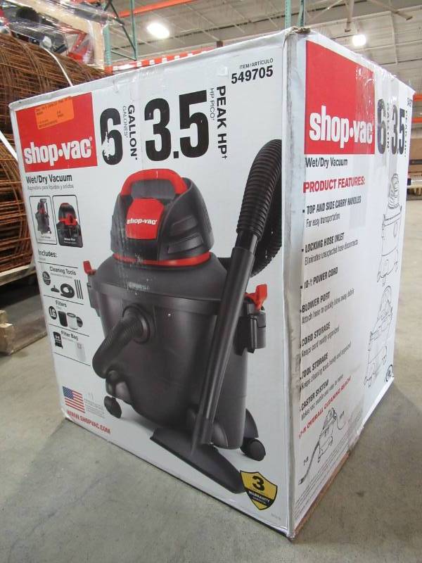 Shop-Vac 14-Gallons 5.5-HP Corded Wet/Dry Shop Vacuum with Accessories  Included in the Shop Vacuums department at