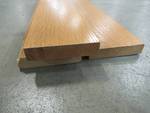 lot 21 image: 3 Pieces of 0.75-in x 8-ft Stained Wood Square Moulding 1X4-GOO8