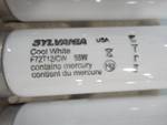 lot 63 image: SYLVANIA 70-in Single Pin (T12) 4200K Cool White Fluorescent Light Bulbs 55W (3 Cases) bulbs.