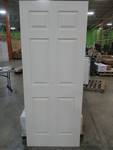 lot 87 image: ReliaBilt 6-Panel Hollow Core Textured Non-Bored Interior Slab Door (32x80) 10976