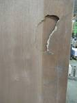 lot 119 image: ReliaBilt Lauan Finish Wood Flush Hollow Core Hardboard Slab Door (Common 28-in X 80-in) 10695