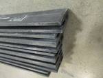 lot 72 image: 7 Freedom (Common 34-in x 2-in x 8-ft Actual 0.745-in x 1.74-in x 8.02-ft) Black Vinyl Lattice Divider 73004477