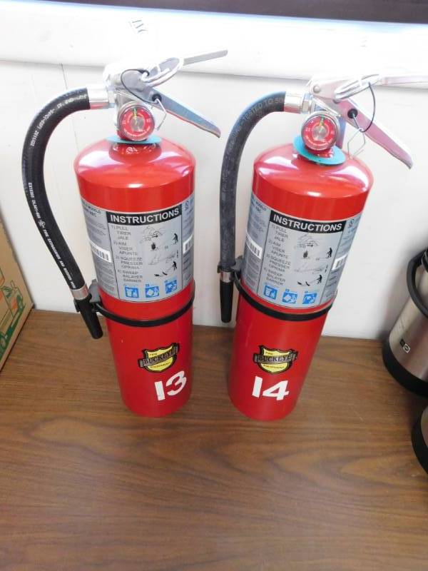 lot 32 image: Two Fire Extinguishers