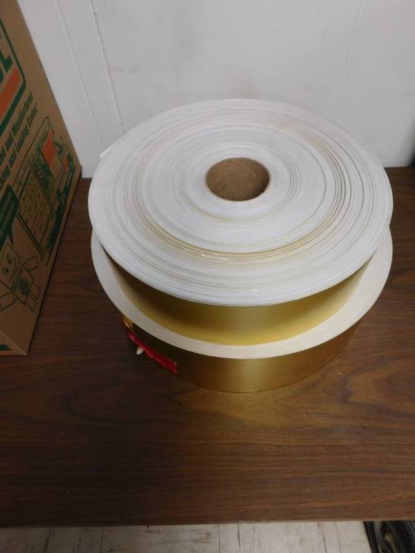 lot 42 image: Gold Peel and Stick paper