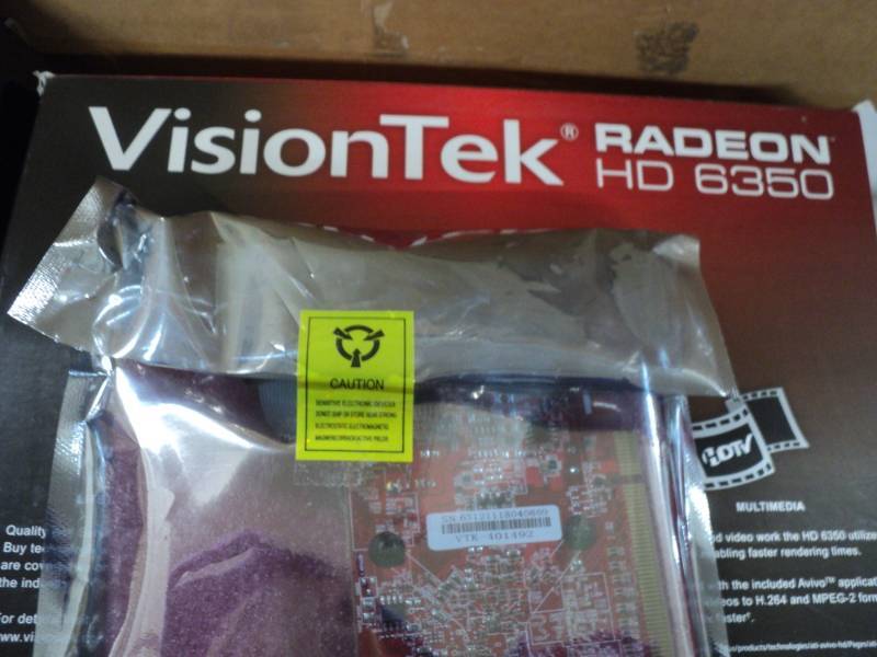lot 24 image: Vision Tek Radeon HD 6350 UnTested...