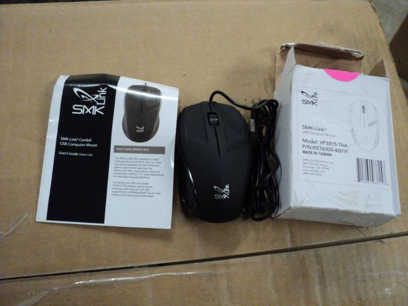lot 28 image: SMK Link USB Comp Mouse...