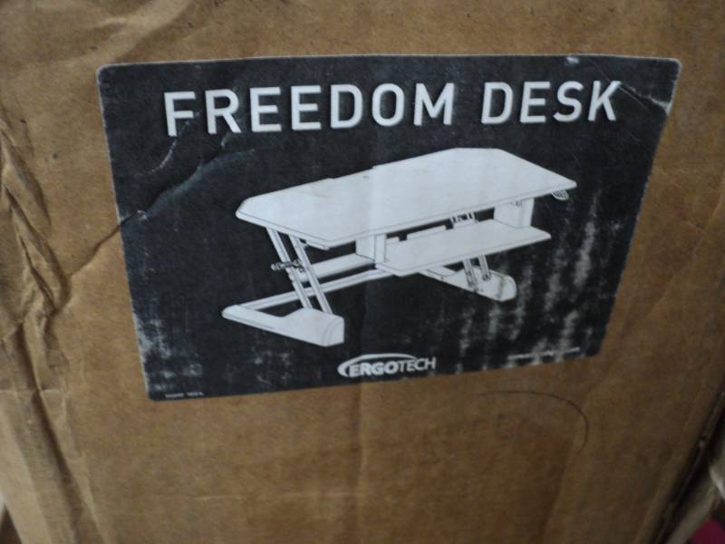 lot 39 image: Freedom 36 Desk from Ergo Tech ne...