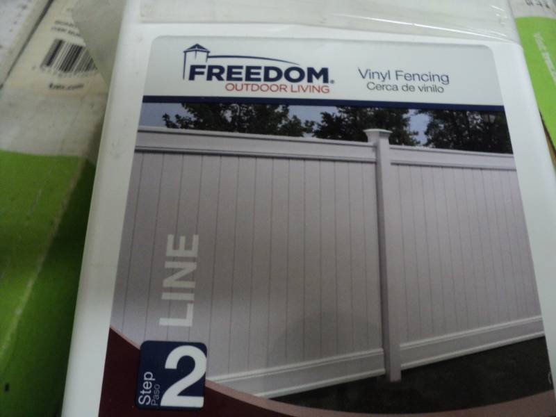 lot 48 image: 2 Freedom Vinyl Fencing Emblem Line...