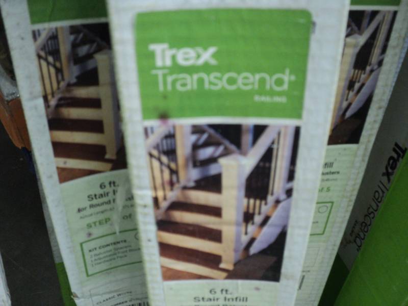 lot 56 image: 7 -6ft Trex Transcend Accessory InF...