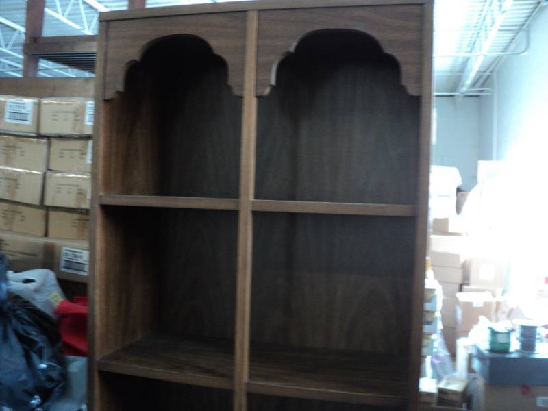 lot 208 image: Wood Bookcase 25 x 78 with 1 draw...