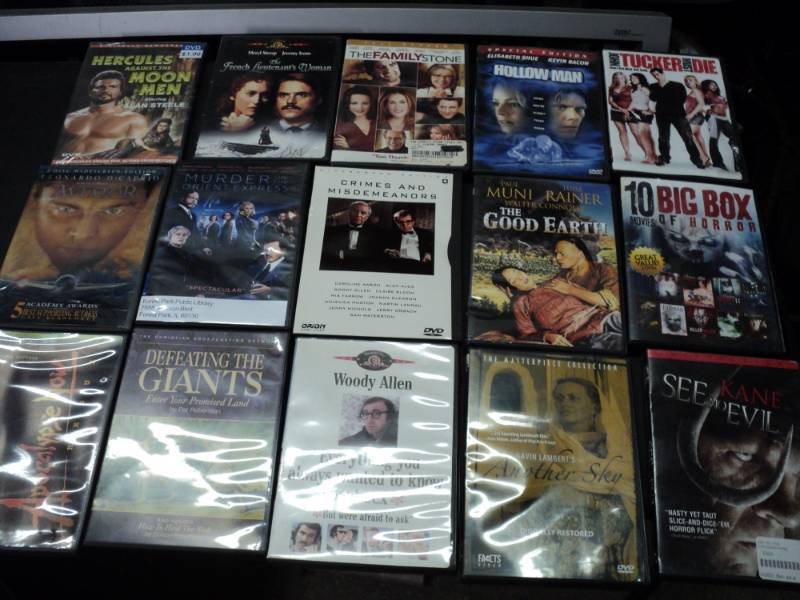 lot 223 image: Lot of 90 DVDs movies see all pic...
