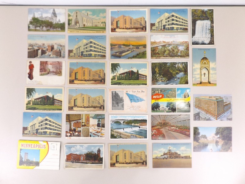 Lot of Antique and Vintage St. PaulMinneapolis Postcards