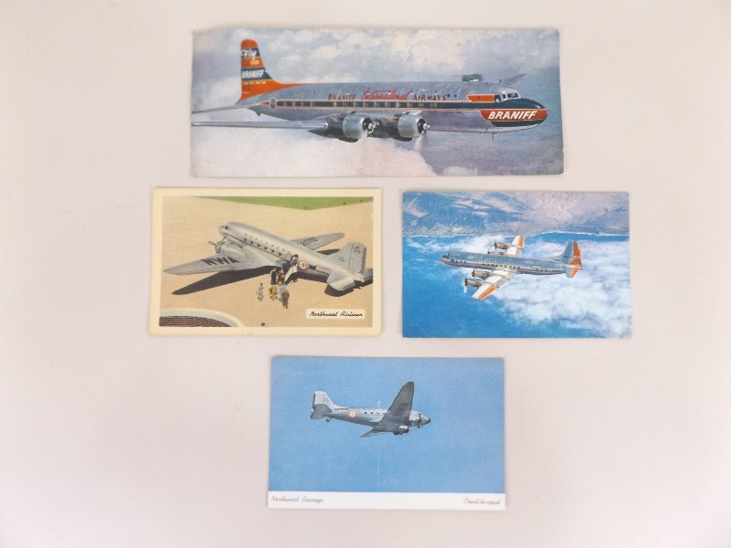 Lot of Vintage Airline Postcards