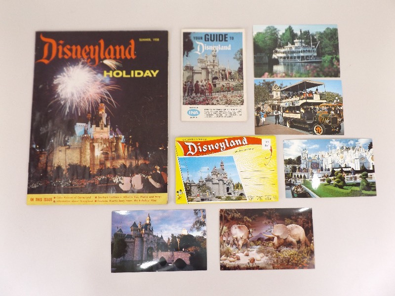 Lot of Vintage Walt Disney World Brochures, Postcards, etc.