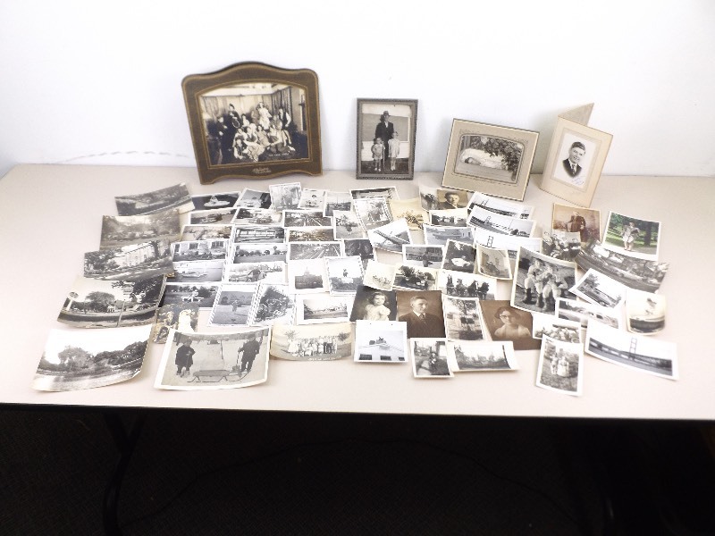 Lot of Misc Antique and Vintage Photos