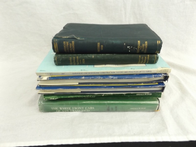 Large Lot of Vintage and Antique Electric Railway Books