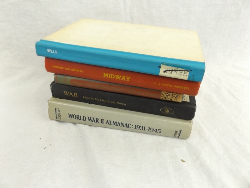 Lot of First edition etc. War, Space, etc. Books