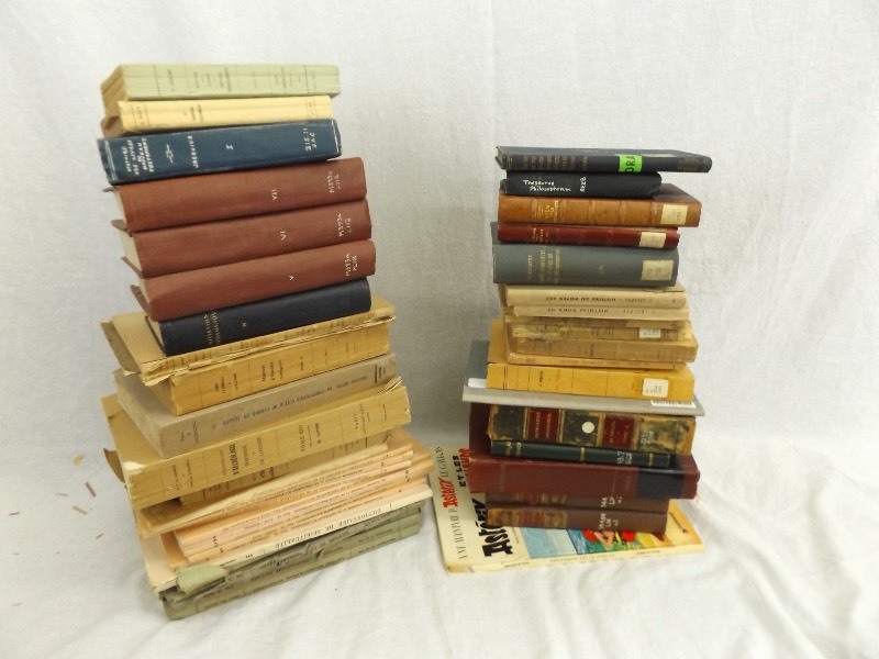 Large Lot of Antique 1819 First Edition Etc. French History Religious Christian Books