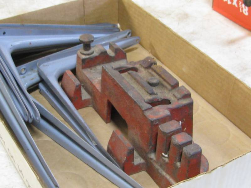 lot 12 image: Metal Bender & Shelf Brackets