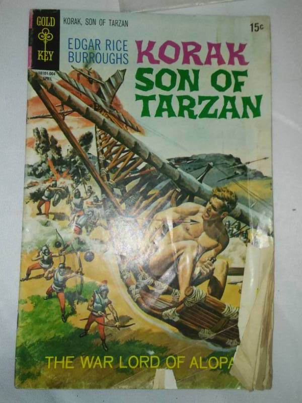 lot 66 image: Korak son of Tarzan 4 issues.