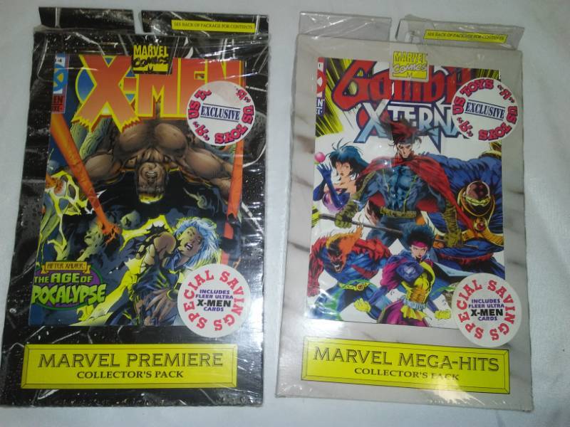 lot 77 image: 2 Marvel collectors packs.