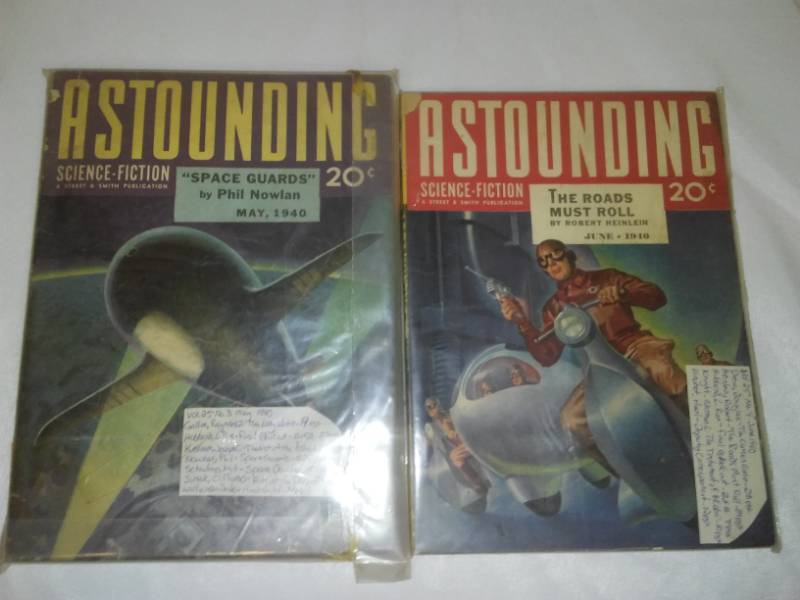 lot 82 image: 3 astounding science fiction 1940