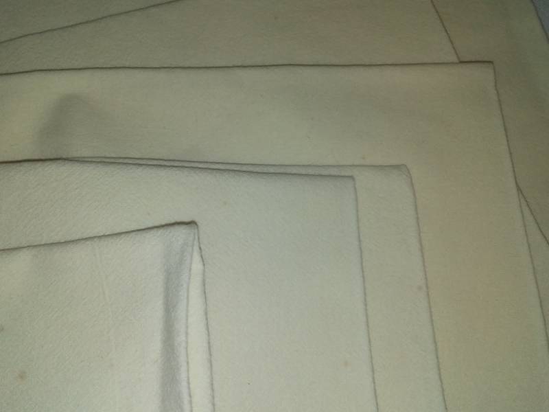 lot 94 image: 6 flour sack towels, 28 x 28, heavy quality.