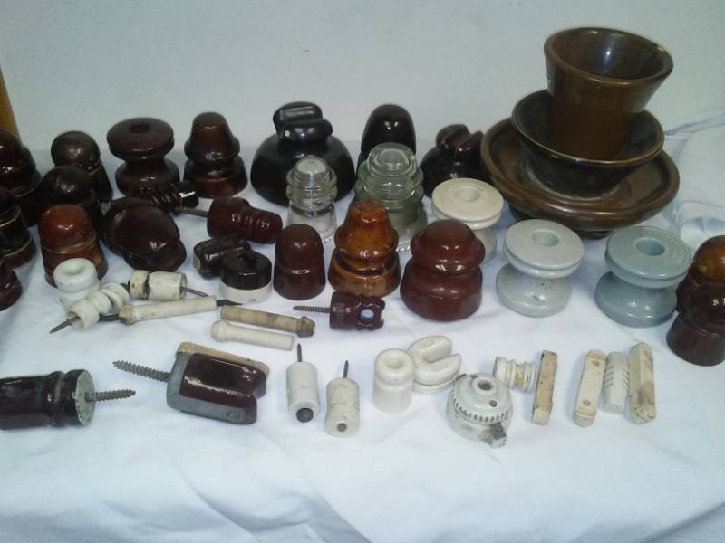 lot 95 image: Insulators.