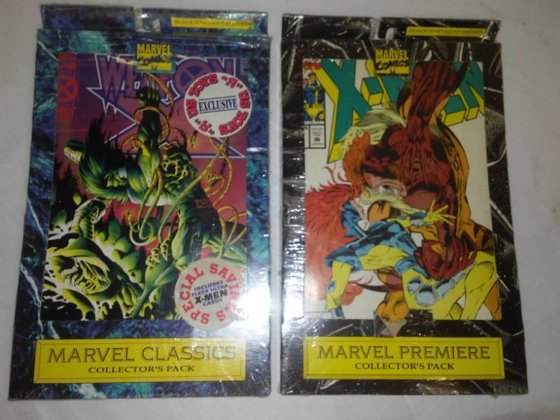 lot 146 image: 2 Marvel collectors packs.