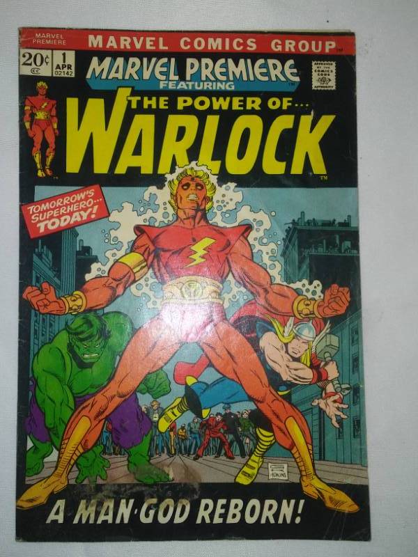 lot 154 image: Marvel warlock number one April 1971 comic.