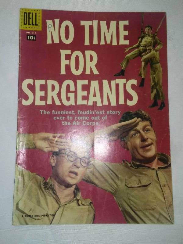 lot 159 image: No Time for Sergeants comic 1958.