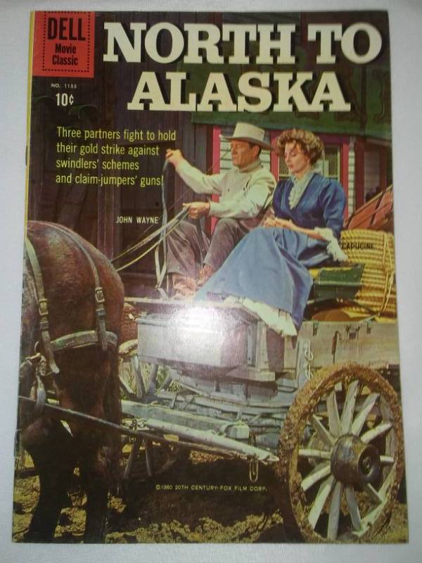lot 181 image: North to Alaska comic - John Wayne, Fabian, Stewart Granger 20 Century Fox movie