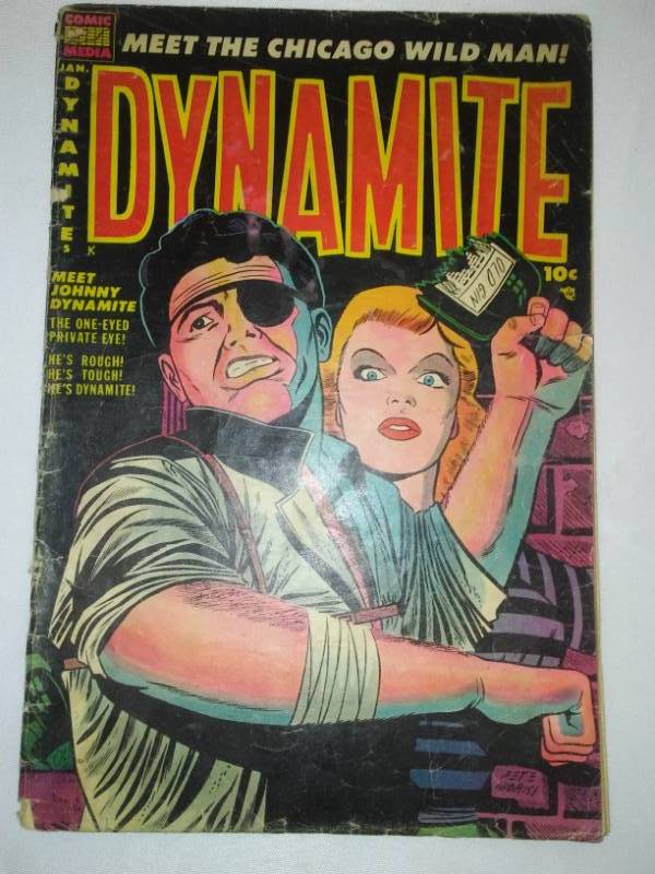 lot 208 image: Ultra-rare Johnny Dynamite comic issue 8th January 1954.