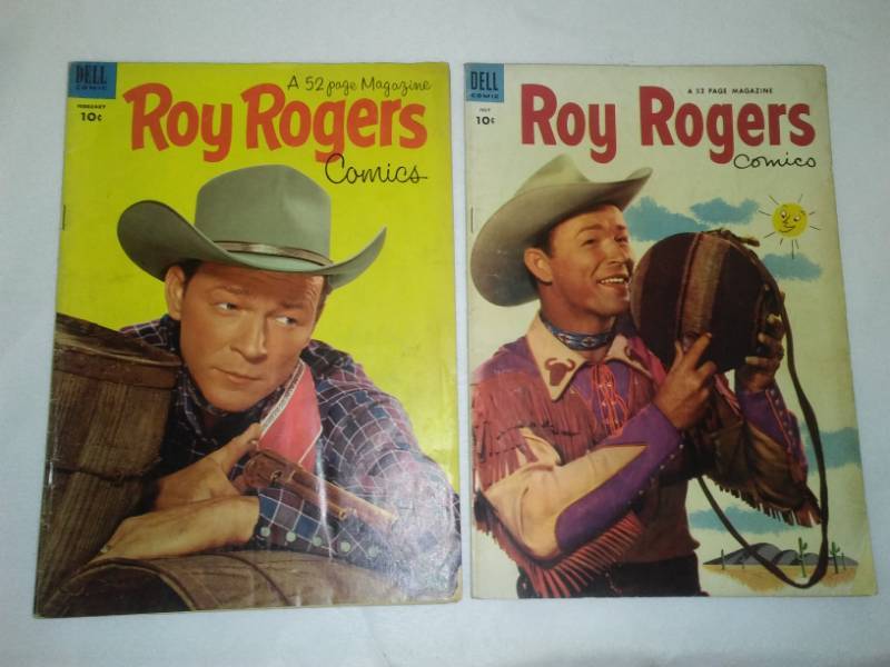 lot 214 image: 2 Roy Rogers Comics good to very good.