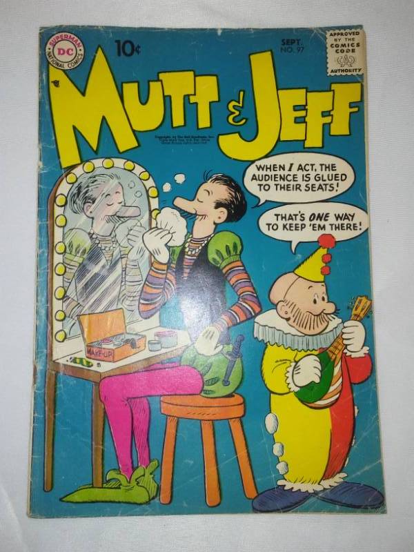 lot 215 image: Mutt and Jeff comic September 1957