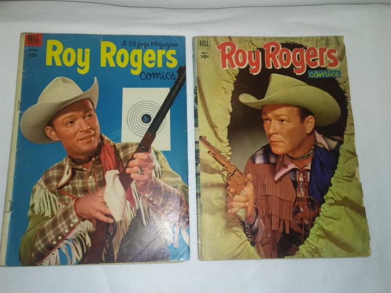 lot 238 image: Roy Rogers Comics good. July 1950 to April 1953.