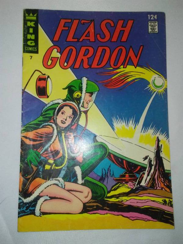 lot 239 image: Gordon Flash August 1967, number 7 King Comics. Excellent plus condition, Rare