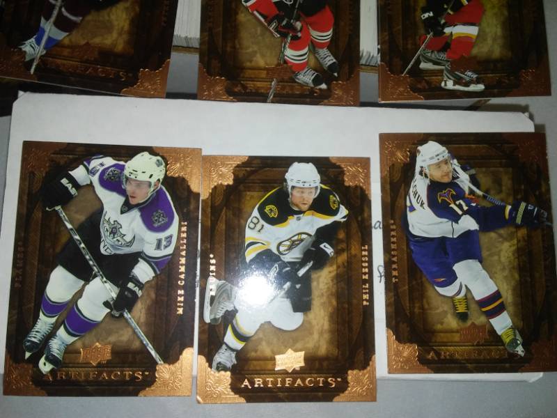 lot 290 image: NHL trading cards, Fleer, Ultra, Upper Deck.