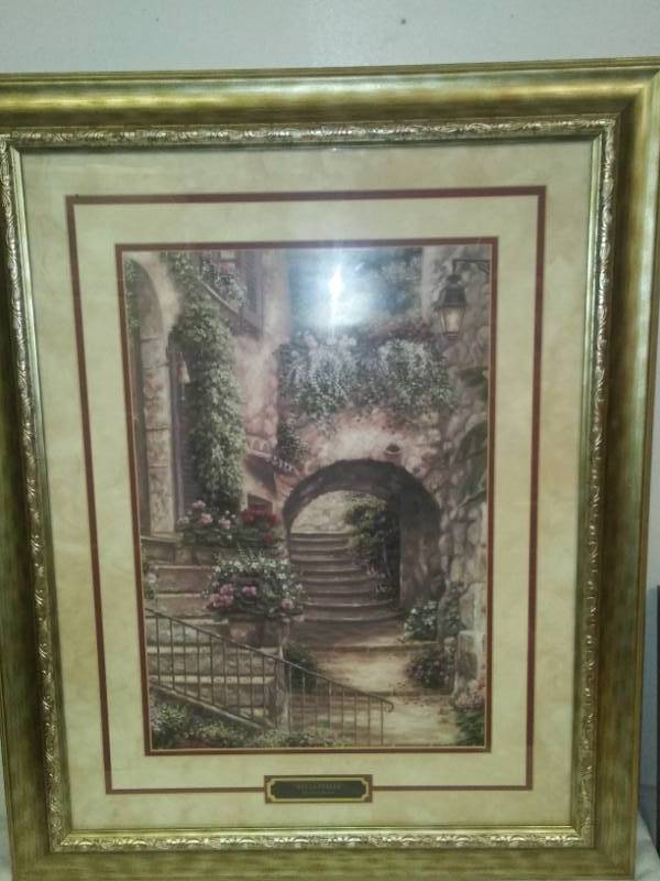 lot 323 image: Framed print Bella Italia Betsy Brown f