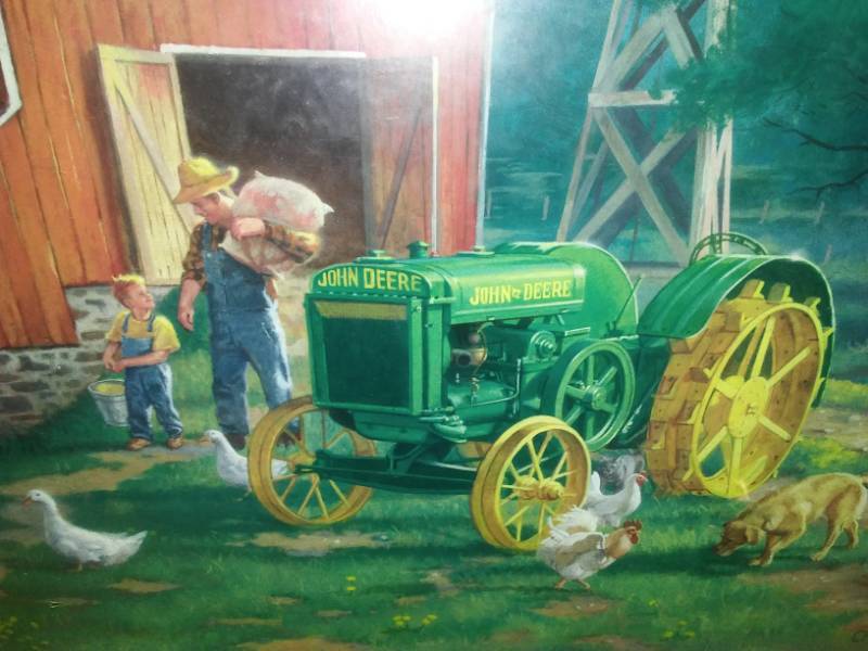 lot 327 image: Daddys little helper by Charles Freitag signed,