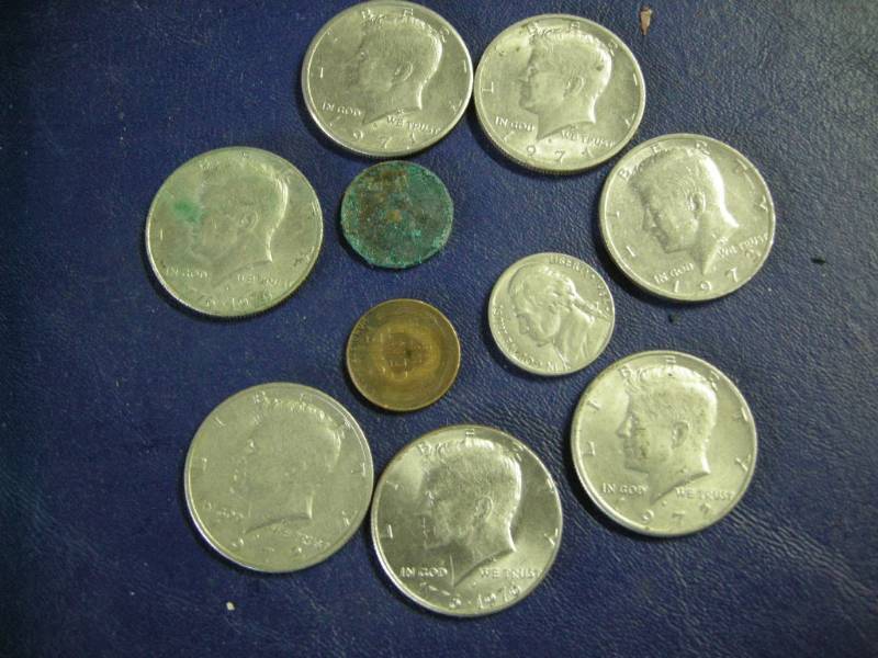 lot 45 image: Kennedy Half Dollars and Other