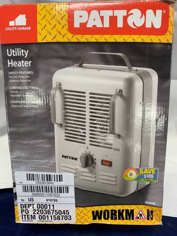 lot 5 image: Workman UtilityGarage Heater